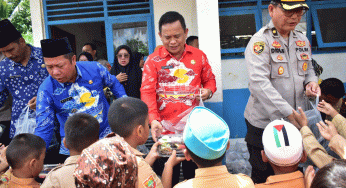 Uji Coba Makan Bergizi Gratis di SDN Sunggutan Air Besar, Siswa Sambut Gembira